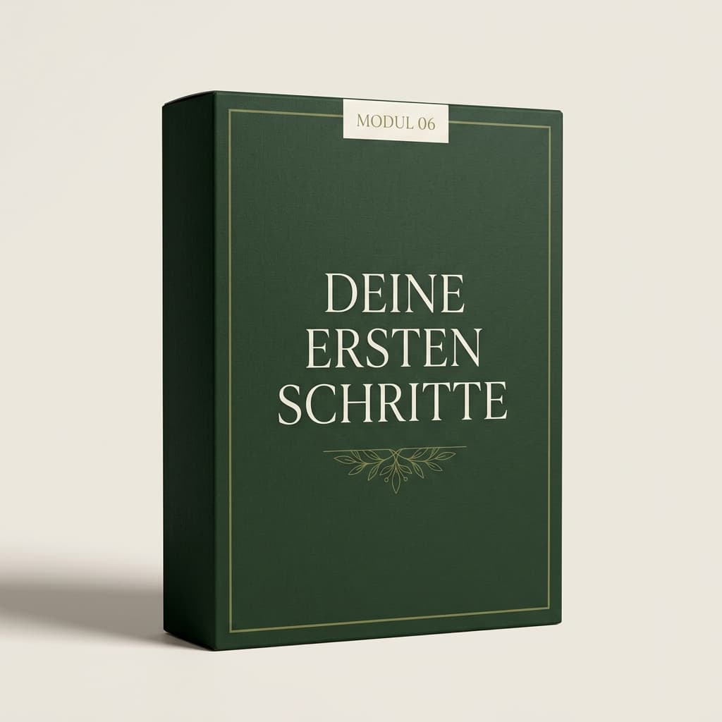 Modul 06: Deine ersten Schritte raus